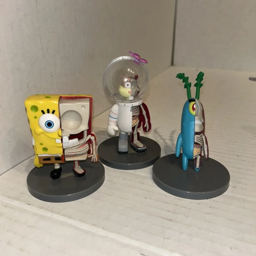Spongebob Squarepants Freeny's Hidden Dissectibles - Plankton‎ & Sandy READ